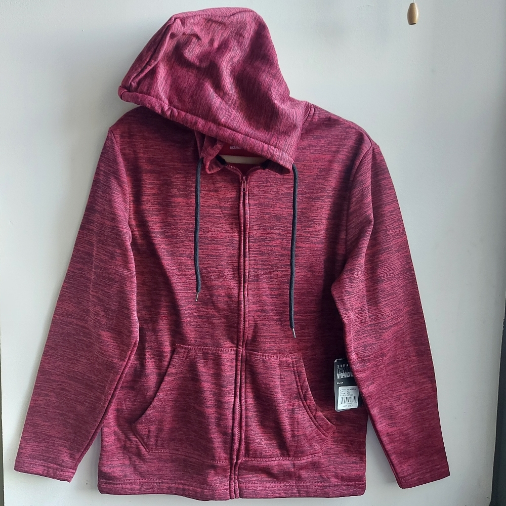 Unisex Hoodie Jacket Zip Up Medium